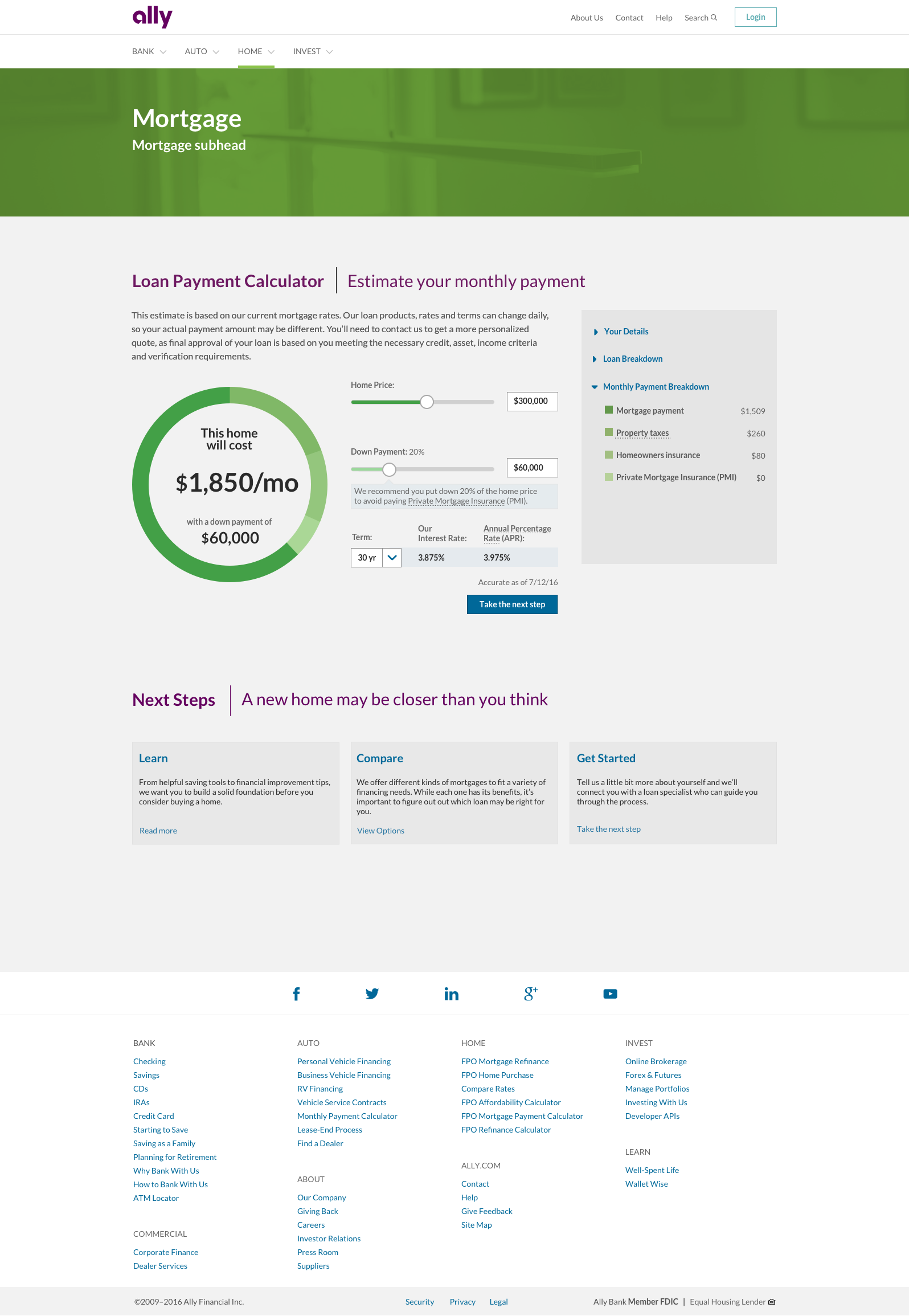 First Mortgage Product — 3