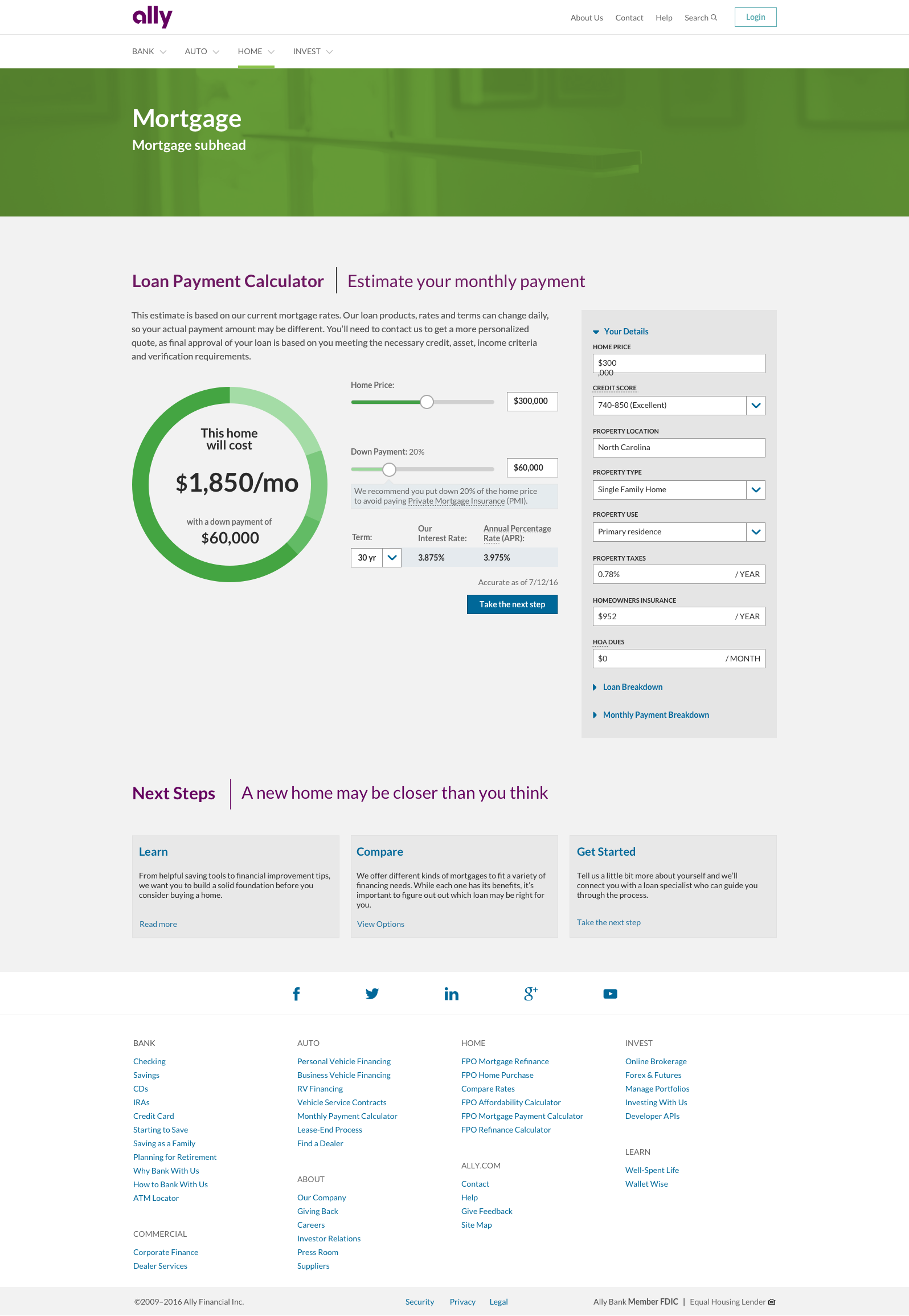 First Mortgage Product — 4